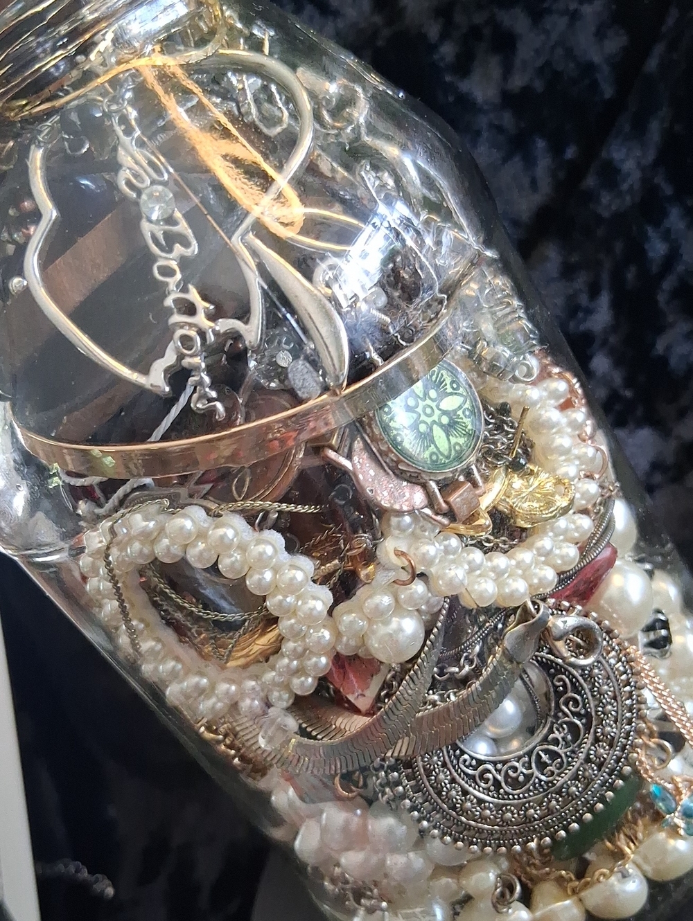 Mystery Jewelry Jar Assorted Women's Pearls & More 3 Lbs